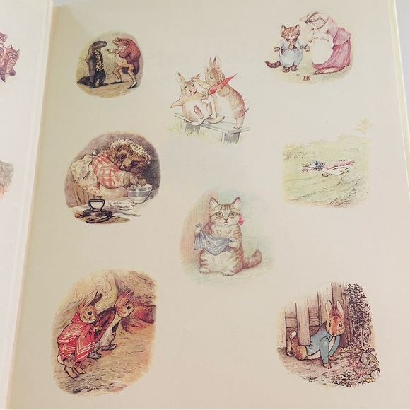Beatrix Potter Tales of Peter Rabbit & His Friends 🐰🐰🐰 Hardcover Picture Book - Picture 2 of 10